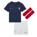 Francja Theo Hernandez #22 Koszulka Podstawowych Dziecięca MŚ 2022 Krótki Rękaw (+ Krótkie spodenki)